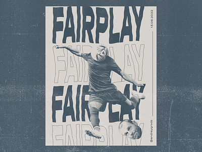 UEFA – FairPlay. Poster fairplay graphic design poster poster design uefa