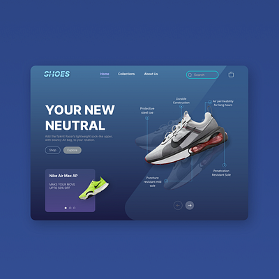 SHOES adobe xd branding design figma graphic design illustration inspiration ui uiux userexperience ux webdesign