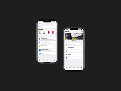 Storage App app design figma ui