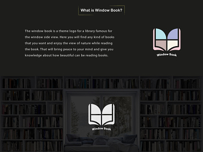 Window Book best logo book logo bookself brand design branding branding design creative logo design educational logo fresh logo graphic design illustration logo logo design minimal logo minimalist logo simple logo ui ux window book