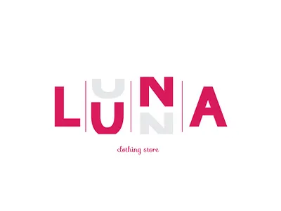 Logo 4 for store LUNA branding design graphic design illustration logo vector