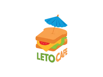 Logo for cafe LETO branding design graphic design illustration logo vector