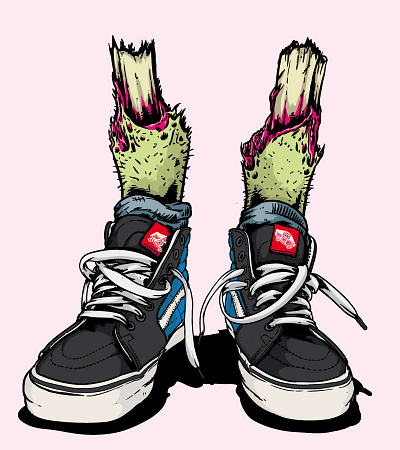 Vans Hi.Sk8 Classic Fan Art skate skateboard vans