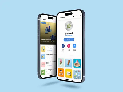 Eazy Mobile | Mobile Kit & PWA Template - App Template android app blog blog template daily ui daily ux design ios iphone mobile mobile kit profile sidebar ui ui ux uiux user experience user interface design user profile web app