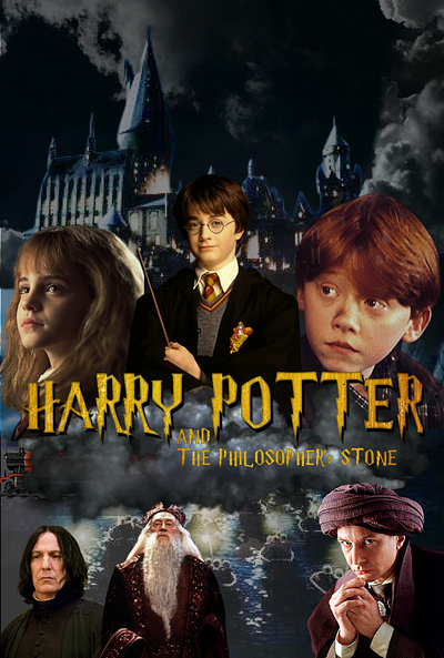 Favourite movie's poster redesign adobe figma film harry harry potter movie movie poster photoshop poster potter severus snape xd