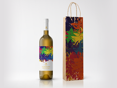 Label design for "Napareuli Valley" branding georgia graphic design illustration label vector wine