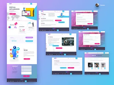 Web Design adobe adobexd colors design illustration typography ui uidesign user interface ux vector