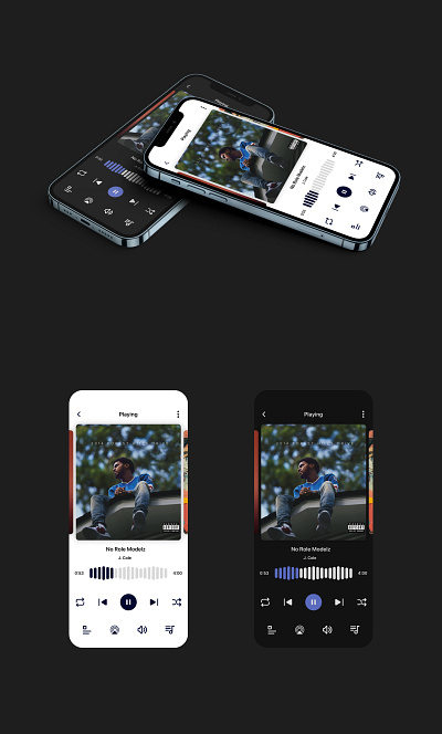 Music Player Screen Design app design figma ios music player ui
