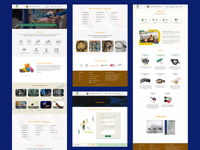 Web Design for Wire Industrie industry website ui design ui design for website web for industries website design wire selling website design wire website