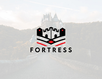 Fortress branding design graphic design illustration logo typography vector