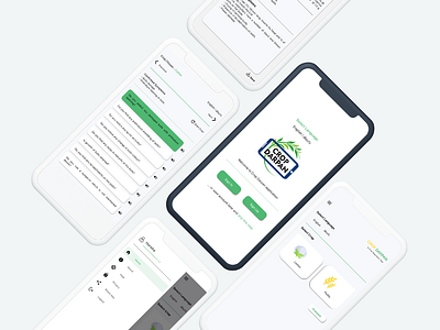 Agro-Advisory App Design app design minimal ui ux