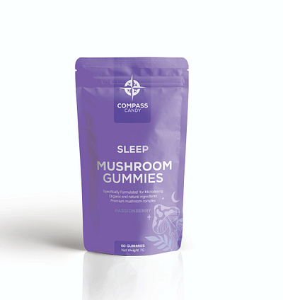 🌙 Sleep Mushroom Gummies – Passionberry Candy Edition 🍓🍬 3dmockup adobeillustrator brandidentity candypackaging foodpackaging graphic design healthsupplements luxurypackaging melatoningummies minimalistdesign mushroomsupplements naturalwellness packagingdesign premiumgummies relaxationaid retailbranding sleepaid sleepgummies sustainablepackaging wellnessbranding