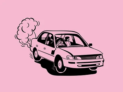 Never a Days Trouble Coffee Roasters - Toyota adobe art belfast branding creative design dublin future graphic design illustration illustrator ireland logo vector work