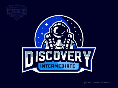 Discovery Intermediate School Logo Design character design design illustration logo mascot design school branding school logo school logo design school mascot school mascot design