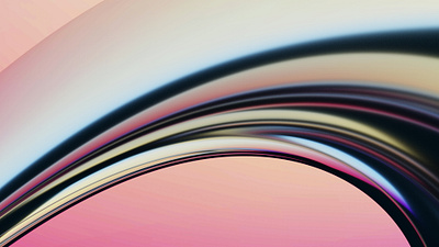 3D Abstract Render 3d abstract background banner blender blender3d curves flow gradient header organic pink render retro tech technology visuals wallpaper wave waves