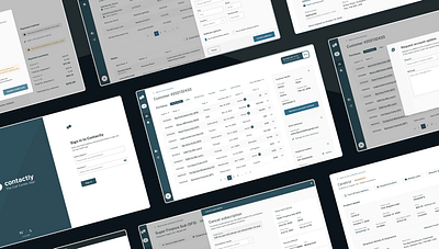 Contactly - Customer Service application agent call agents call centre customer service customers design product ui ux