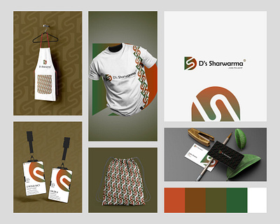 Brand Identity for D's Sharwarma branding graphic design logo