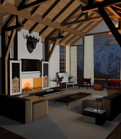 Cabin in the mountains