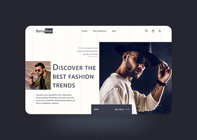 Being man Landing page black branding creative ecommerce fashionable man man fashion man style men stule guide style ui design website