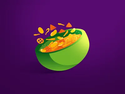 Snacks Bowl bowl brand branding design devilsdan food foodillustration graphic design illustration snacks snacksbowl vector