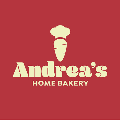 Andreas Home Bakery Logo bakery logo carrot carrot cheff carrot icon carrot logo