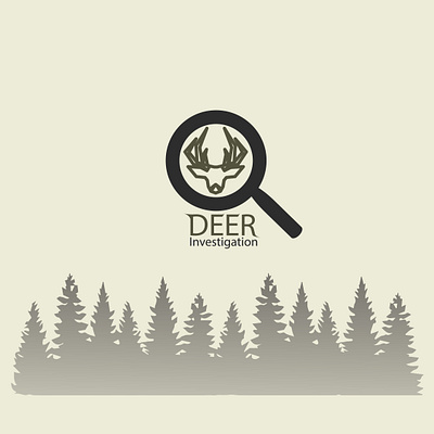 Deer Investigation app branding design graphic design illustration logo typography vector