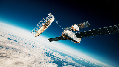 Satellite Servicing 3d animation 3d 3d animation 3d art animation c4d cinema 4d octane redshift satellite space visual design