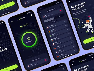 VPN Mobile Settings ⚙️ application application design design ios iphone mobile app mobile ui ui user interface vpn