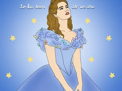 Cinderella fanart cinderella digital art disney fanart illustration lily james