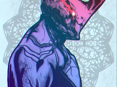 Warframe art artwork comic design digital art drawing drawn editorial game art graphic design illustration inking poster art print