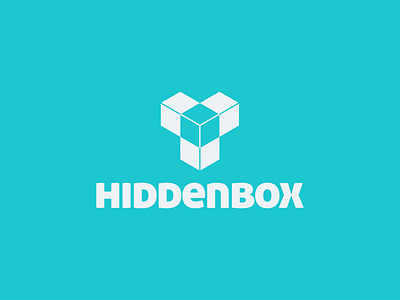"hiddenbox" logo design branding design graphic design illustration logo vector