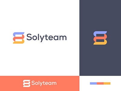 Solyteam brand branding design graphic design illustration logo logo design minimal modern s logo soly team ui visual identity
