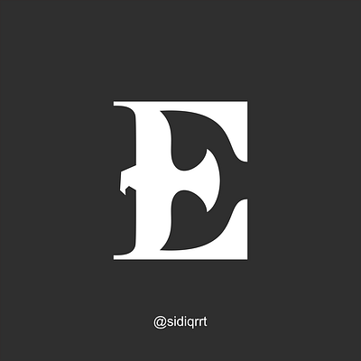 EAGLE + WHALE + E design graphic design icon logo logodesigner logos minimal negativespace typography vector