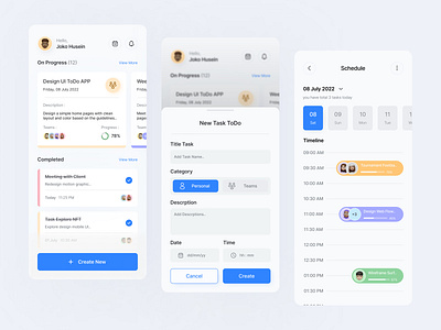 Dulist - Task Management Mobile App app list mobile mobile app planner reminder app schedule schedule app task task management app todo app todo list todo list app ui ux