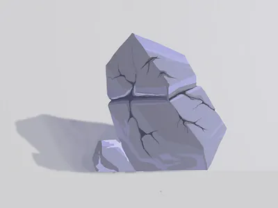 Камень в Photoshop graphic design