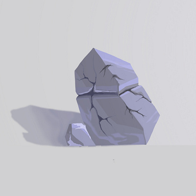 Камень в Photoshop graphic design