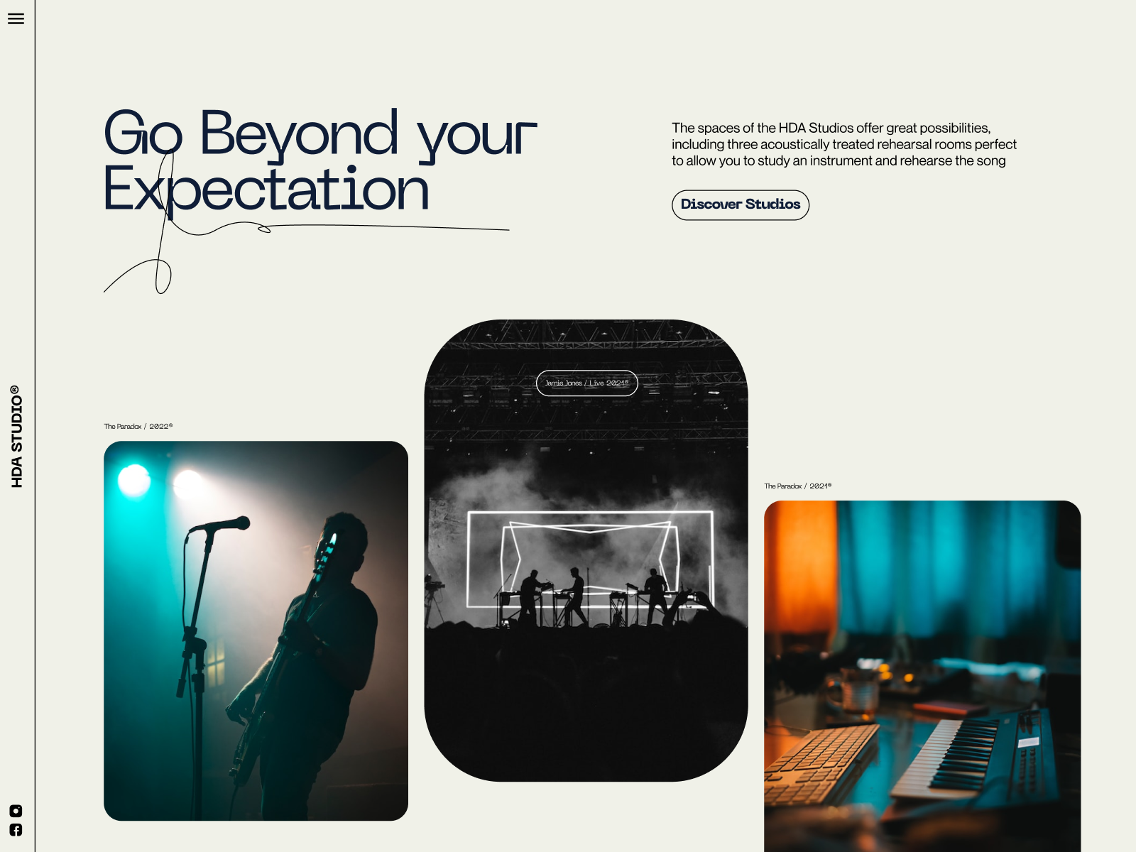 /HDA Studio® - Layout Exploration branding design designinspo graphic design studiorecording interface studiorecording layout typography ui userinterface ux