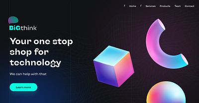 Tech Company website and logo design 3d abstract animation branding crypto design development graphic design illustration logo tech ui ux