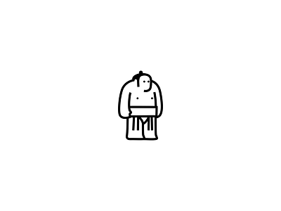Salty the Sumo asia athlete basho brazil bulgarian cartoon character design dojo dribbble georgian illustration japan japanese man mascot mongolian sport sumo wrestler