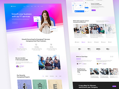 Digital Agency - Landing Page & Portfolio Website - WordPress agency branding corporate design digital agency ecommerce elementor fiverr graphic design landing page portfolio ui upwork website website development webzeel wordpress