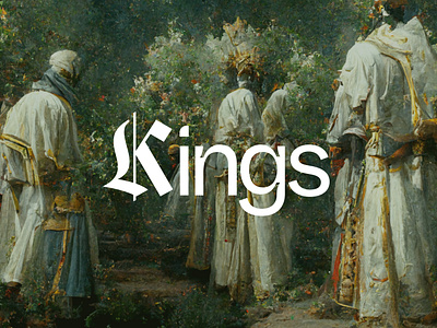 Kings | Series Title ai branding church design graphic design logo sermon series type typography