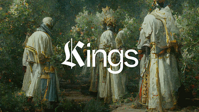 Kings | Series Title ai branding church design graphic design logo sermon series type typography