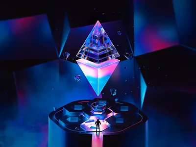 ETH-11-10 3d adventure blender clean crypto eth illustration nft wantline