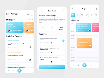 Task Manager apps clean clean design design mobile apps task manager typography ui ui design uiux ux
