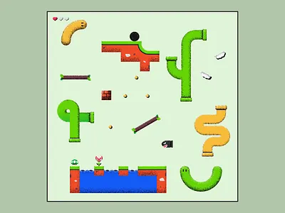 Super Mario Ball? ui 动画 品牌 插图 设计