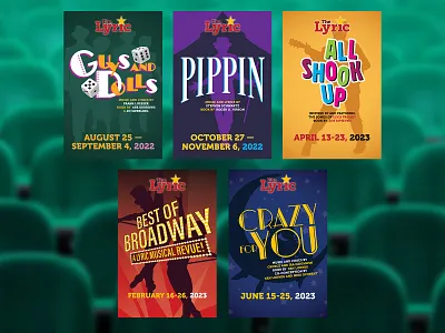 Lyric 2022-2023 Show Graphics design graphic design