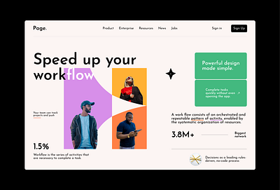 Page. app branding design landing page product design productdesign ui ux