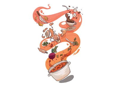 Cooking illustration cooking design graphic design illustration ingredients kitchen procreate