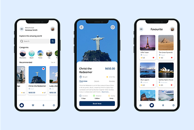 Bluee Vacation app design holiday product design productdesign relaxation ui ux vacation