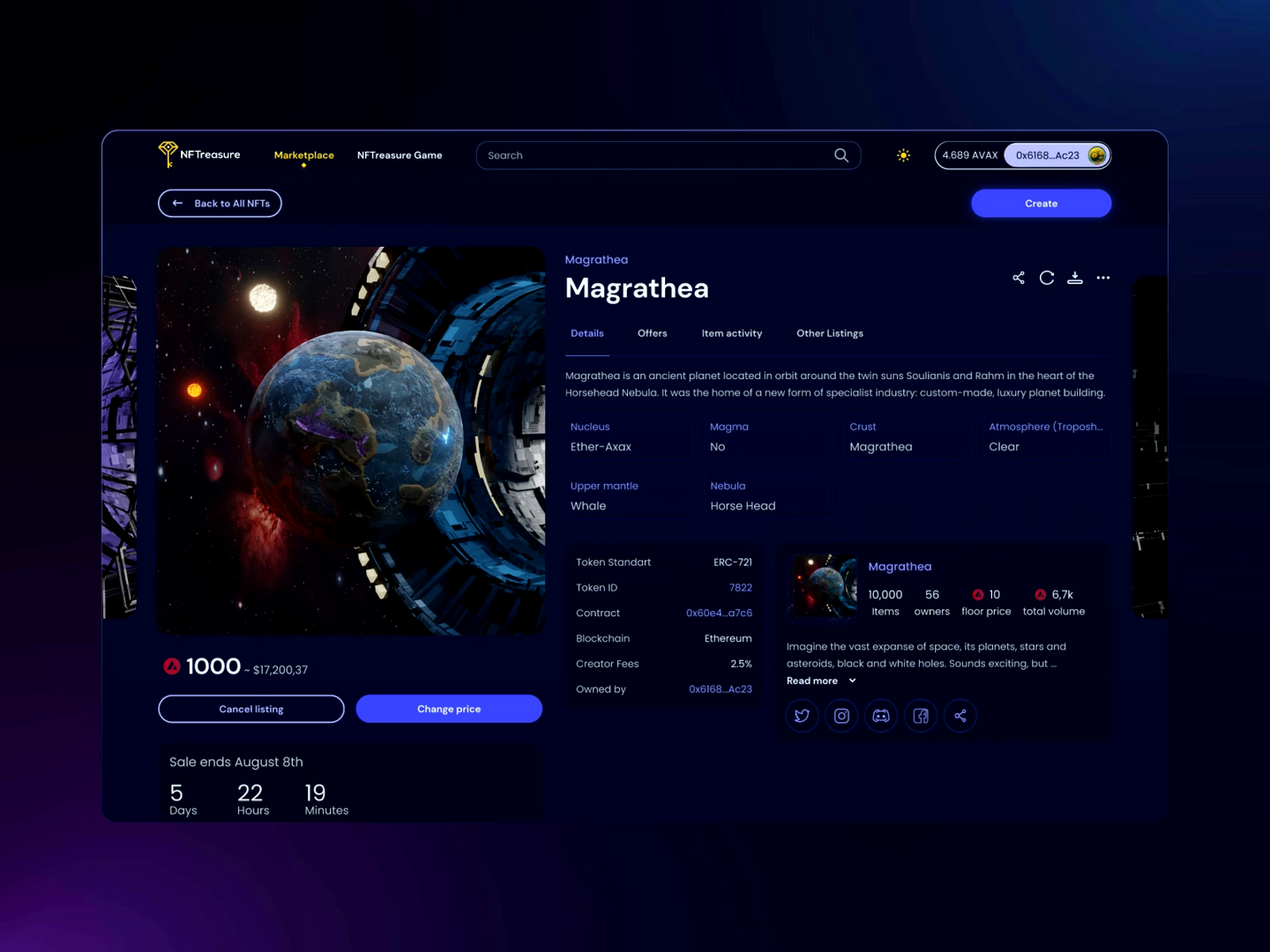 Example of Web3 UX UI Design
